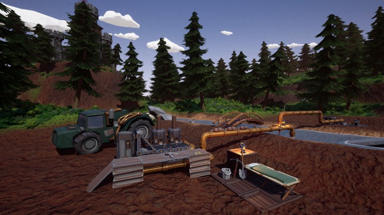 一款以挖矿和建筑为主题的第一人称沙盒游戏
